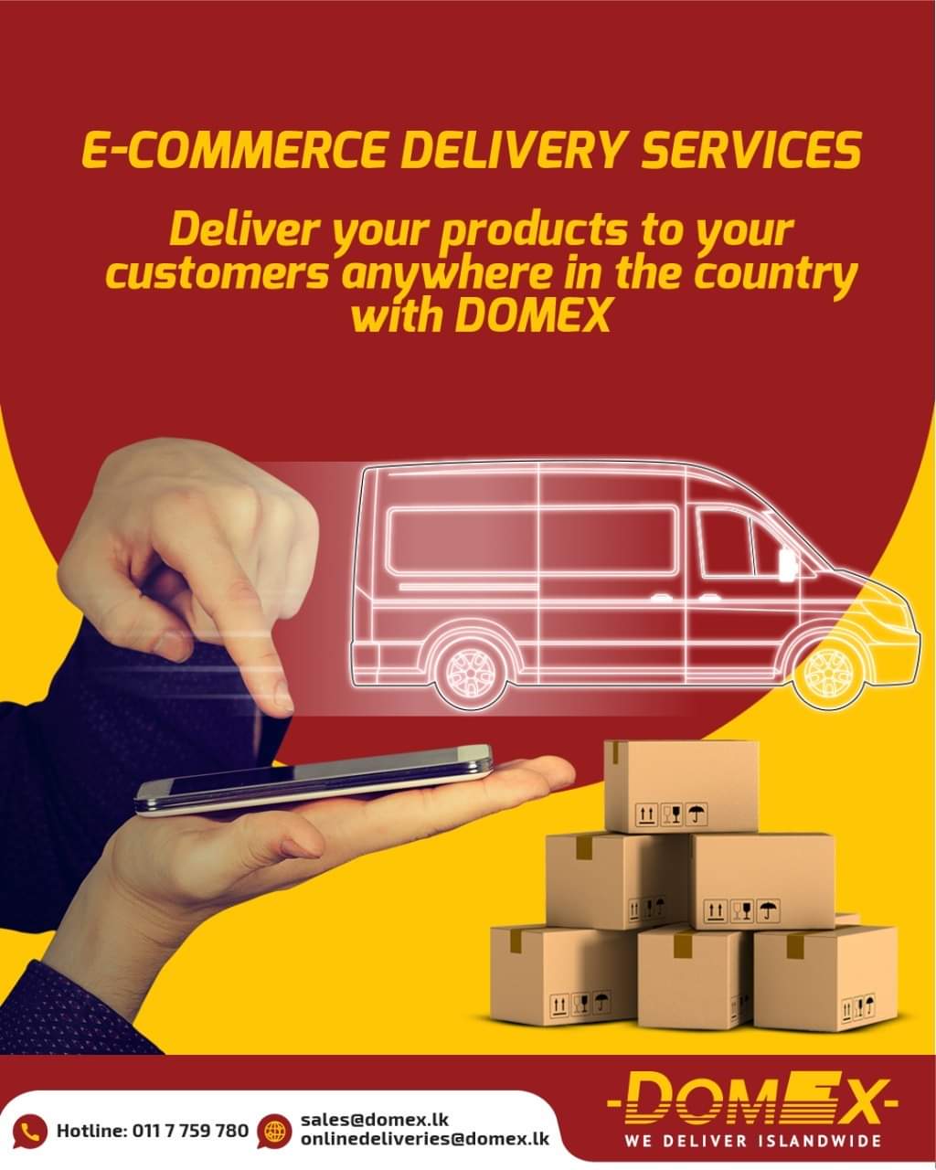 Domex Courier Service in Sri Lanka Express Delivery Service